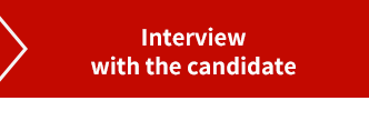 Interview with the candidate